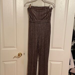 Stylish Black and Copper Women's Jumpsuit